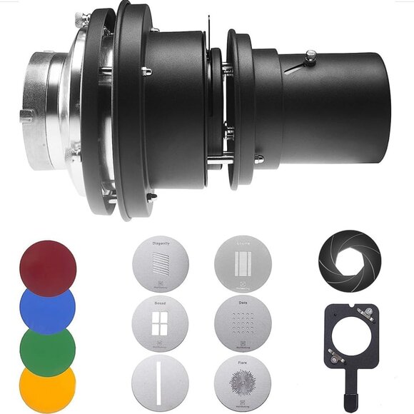 Wellmaking Bowens Mount Flash Snoot Conical Lens Video Artist Modelling Shape Li - Picture 1 of 10